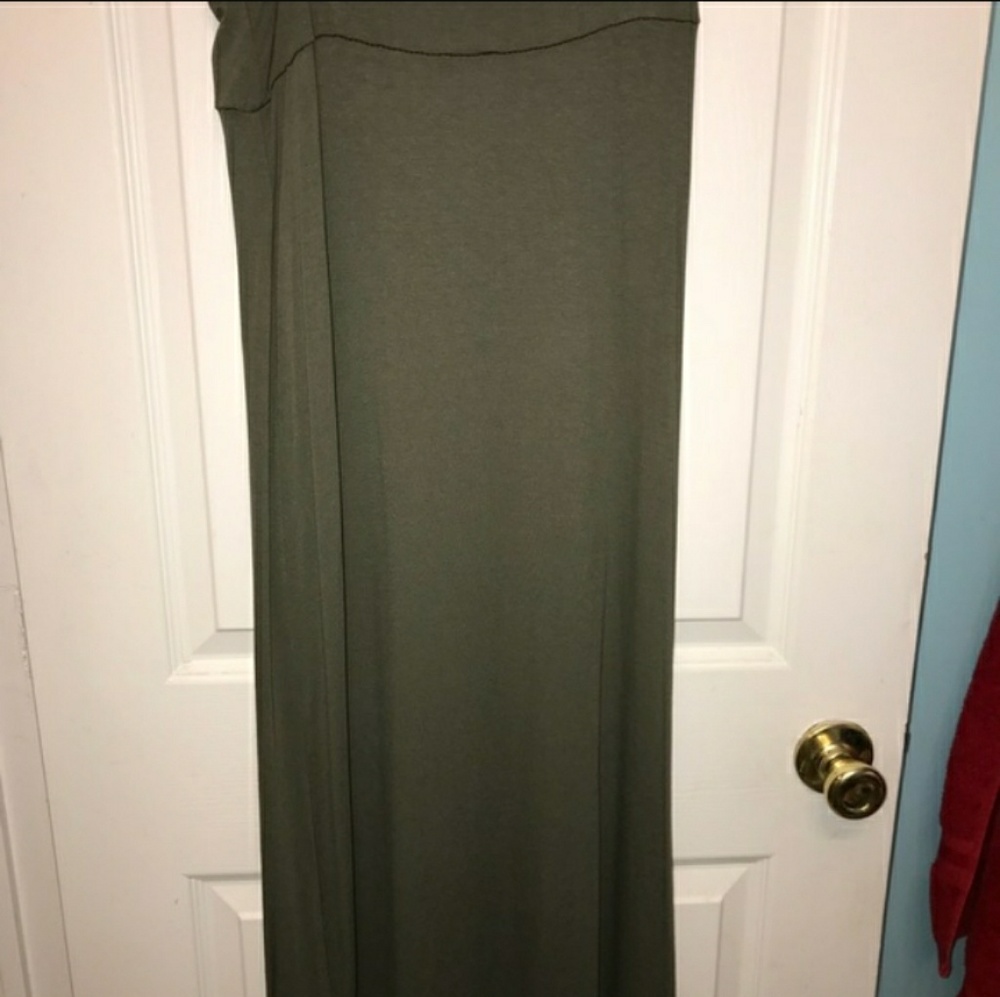 Army green maxi skirt! Never worn